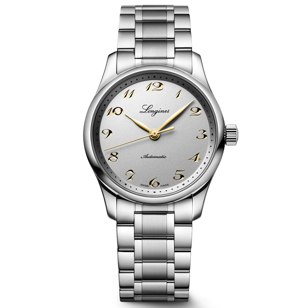 Longines Master Collection 34mm Silver Dial Automatic Ladies Watch L2