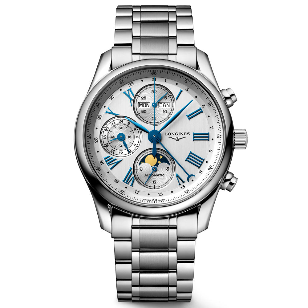 Longines Master Collection 40mm Silver Dial Automatic Chronograph Day