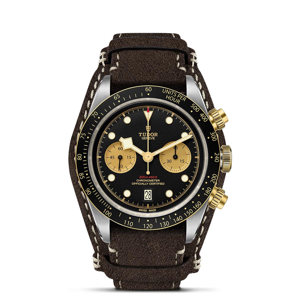 Tudor black bay deals chronograph steel & gold