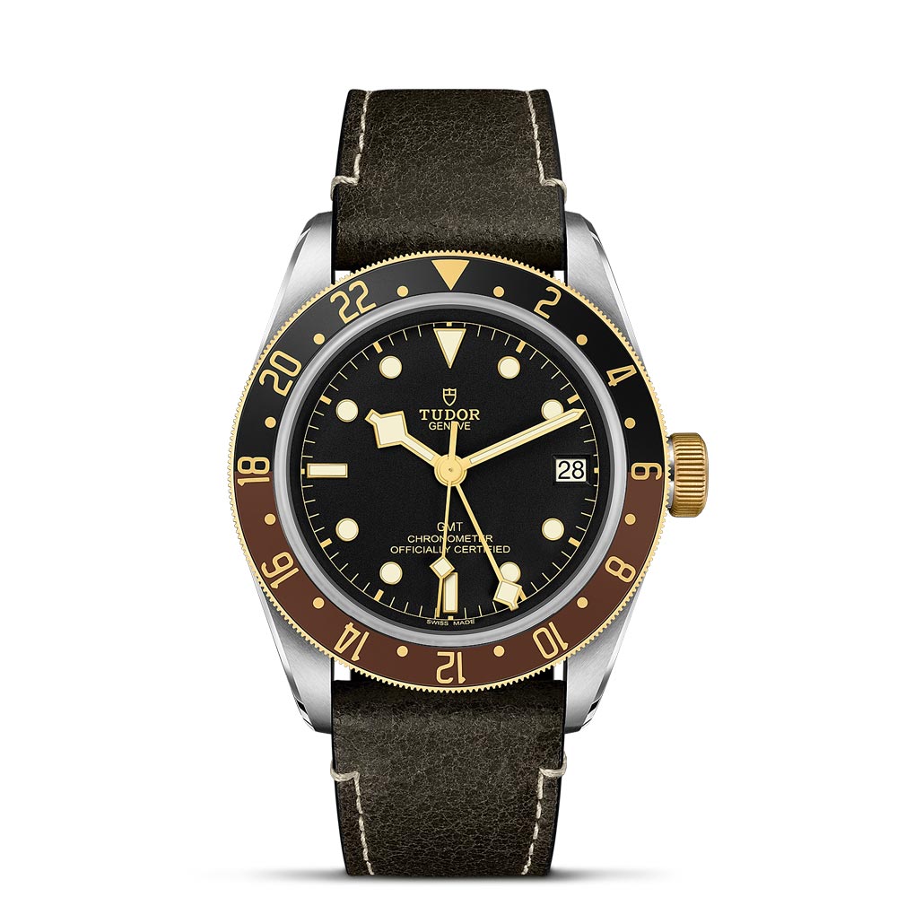 Tudor black clearance bay gold