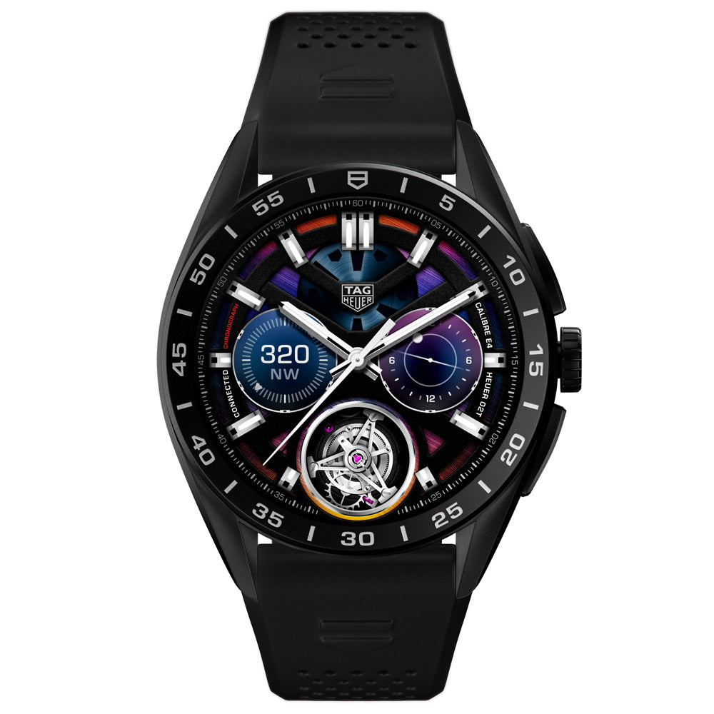 TAG Heuer Connected Calibre E4 Titanium 45mm Smart Watch SBR8A80.BT626