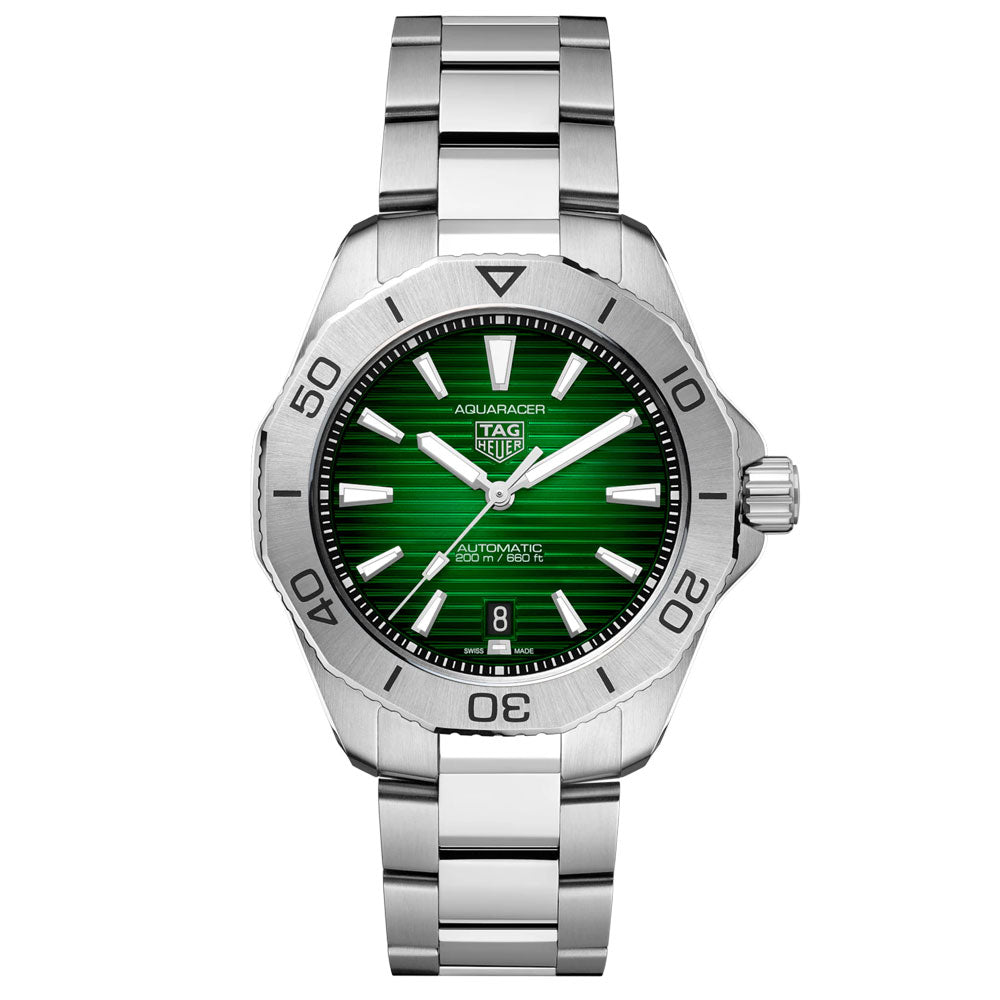 TAG Heuer Aquaracer Professional 200 Green Dial 40mm Automatic Gents W