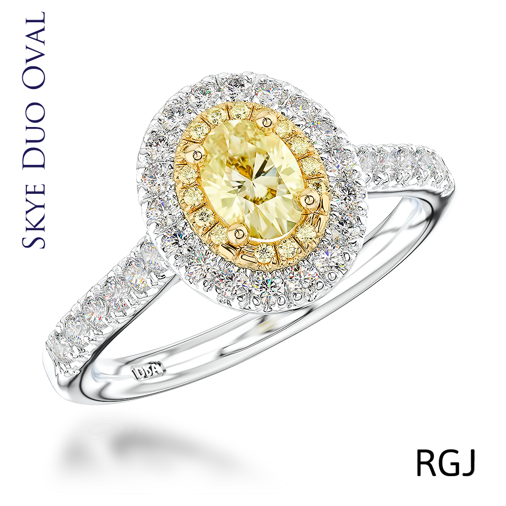 Diamond deals yellow ring