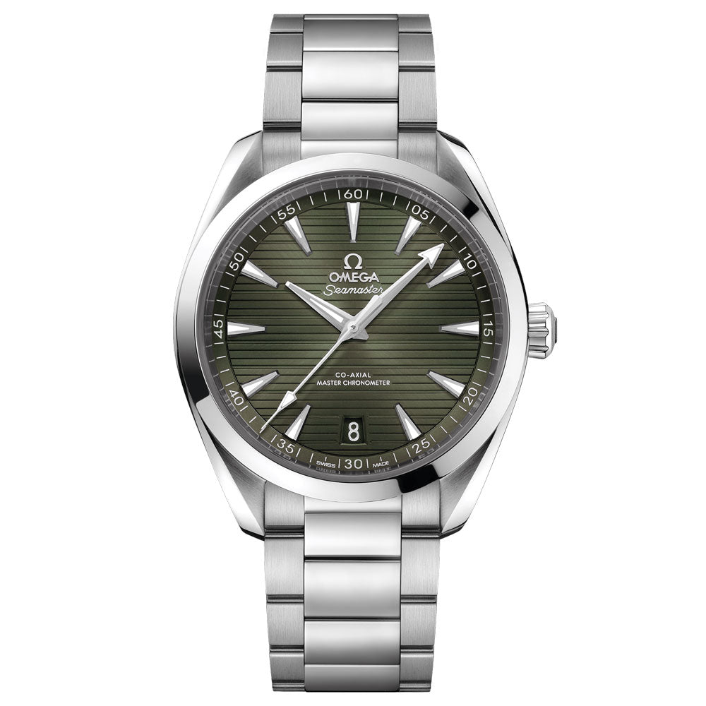 Omega watch green discount dial