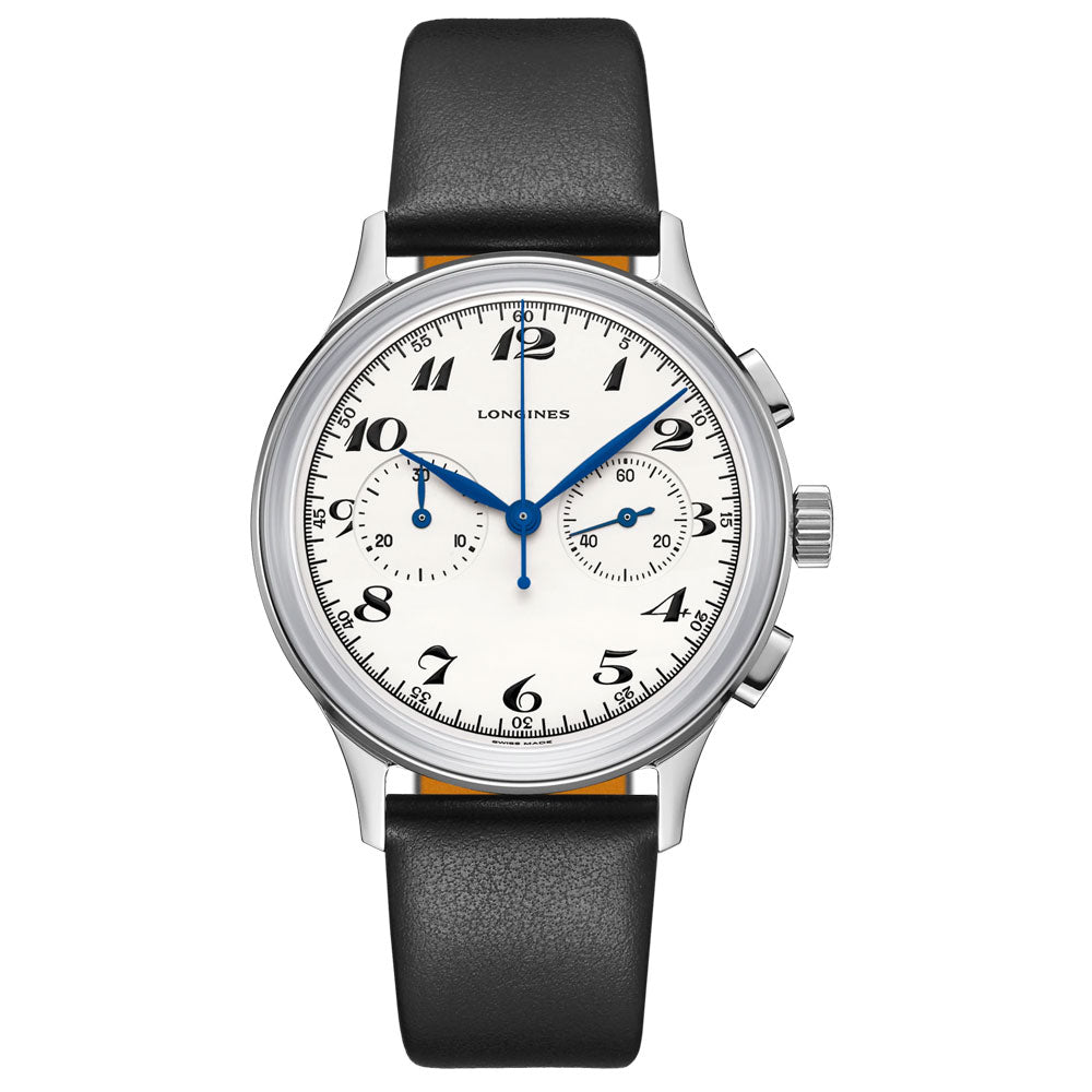 Longines Heritage Classic 40mm Silver Dial Automatic Chronograph Gents