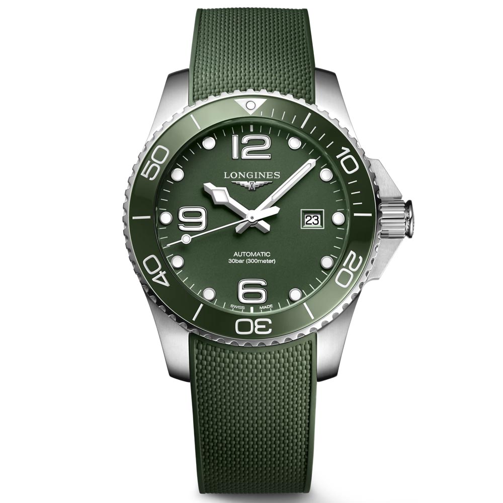 Longines HydroConquest 43mm Green Dial Automatic Gents Watch L3.782.4