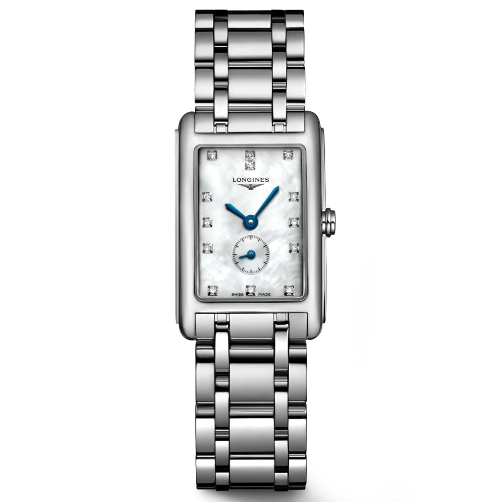 Longines DolceVita MOP Diamond Dot Dial Ladies Quartz Watch L5.255.4.8