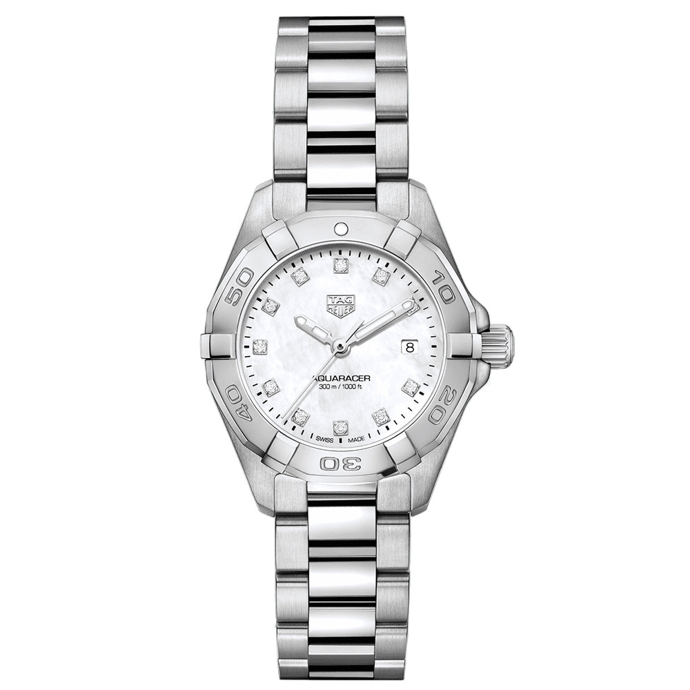 Tag heuer aquaracer deals 300m diamonds