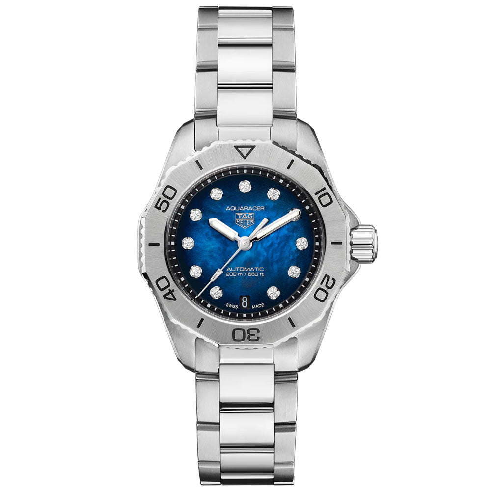 Tag women's outlet aquaracer diamonds