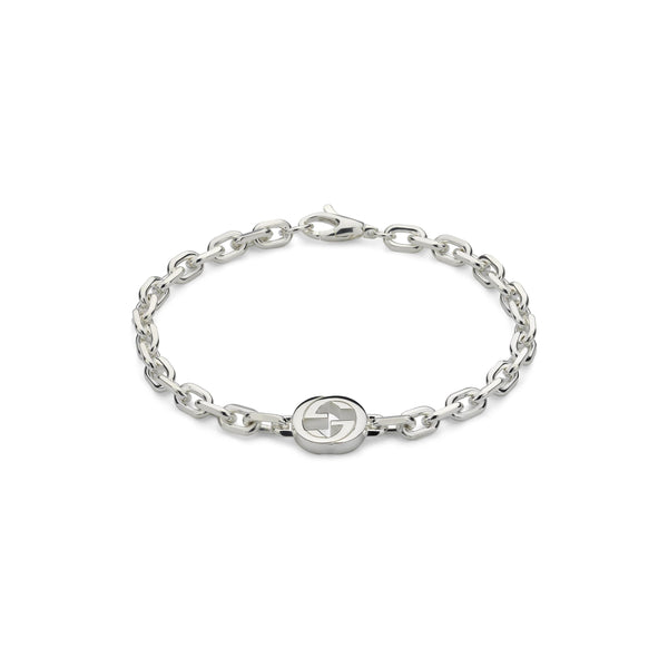 Gucci Interlocking Silver Bracelet YBA796351001