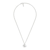 Gucci GG Marmont Silver Necklace YBB81491400100U