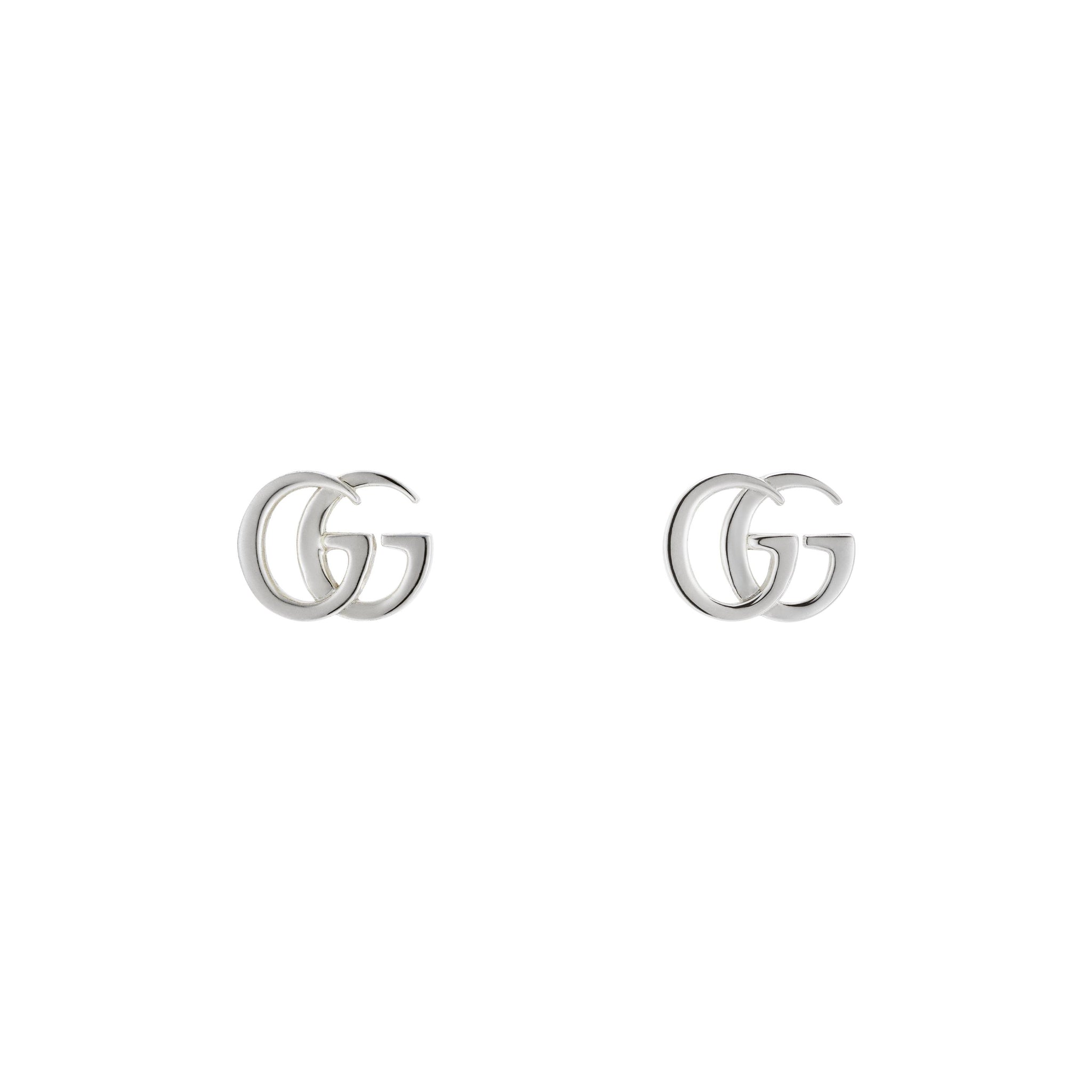 Gucci GG Marmont Silver Stud Earrings YBD81491900100U