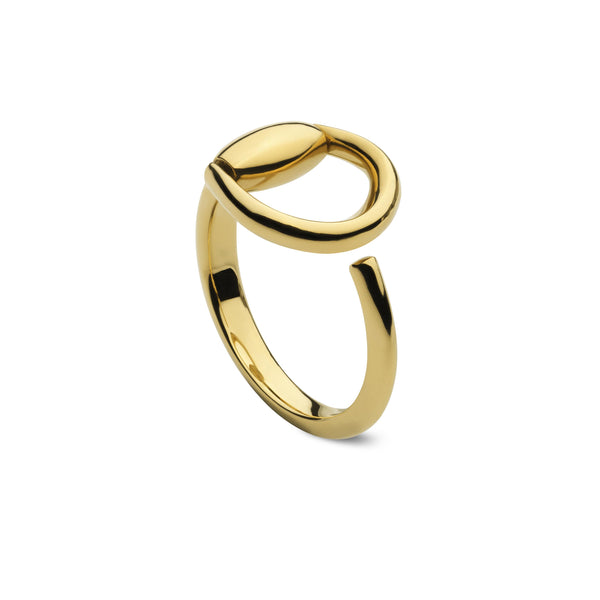 Gucci Horsebit 18ct Yellow Gold Ring YBC795651001