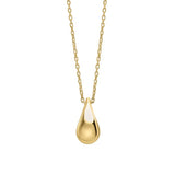 9ct Yellow Gold Teardop Necklace GN399