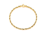 9ct Yellow Gold Oval Link Bracelet