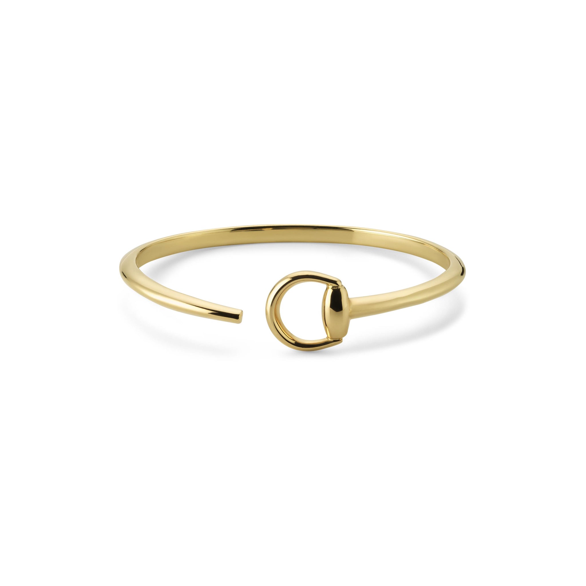 Gucci Horsebit 18ct Yellow Gold Bangle YBA795810001