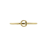 Gucci Horsebit 18ct Yellow Gold Bangle YBA795810001