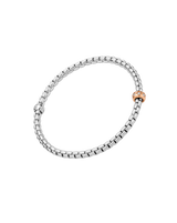 FOPE 18ct White Gold Eka Flex-It 0.12ct Diamond Bracelet 73101BX_BB_B_XRX