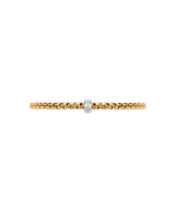 FOPE 18ct Yellow Gold Eka Flex-It 0.12ct Diamond Bracelet 73101BX_BB_G_XBX