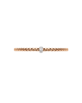 FOPE 18ct Rose Gold Eka Flex-It 0.12ct Diamond Bracelet 73101BX_BB_R_XBX