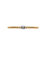 FOPE 18ct Yellow Gold Eka Flex-It 0.18ct Diamond Bracelet 73101B3_PB_G_BBB