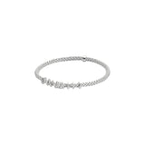 FOPE 18ct White Gold Prima Flex-It 0.15ct Diamond Bracelet 74708BX_BB_B_XBX