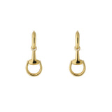 Gucci Horsebit 18ct Yellow Gold Hoop Earrings