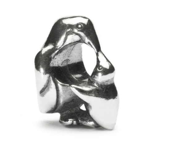 Trollbeads Penguin And Baby Bead TAGBE-20037