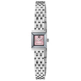 Gucci G-Frame Pink Dial Diamond Ladies Quartz Watch YA128539