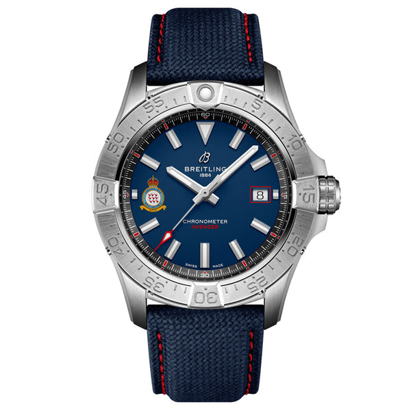 Breitling Avenger Red Arrows Limited Edition 42mm Blue Dial Automatic Gents Watch A173281A1C1X1