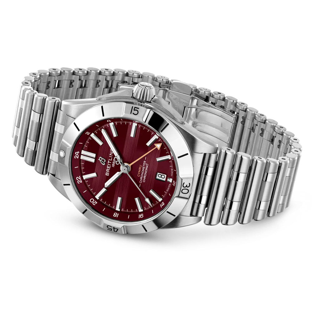 Breitling Chronomat GMT Six Nations Wales Limited Edition 40mm Red Dial Automatic Gents Watch A323988B1K1A1