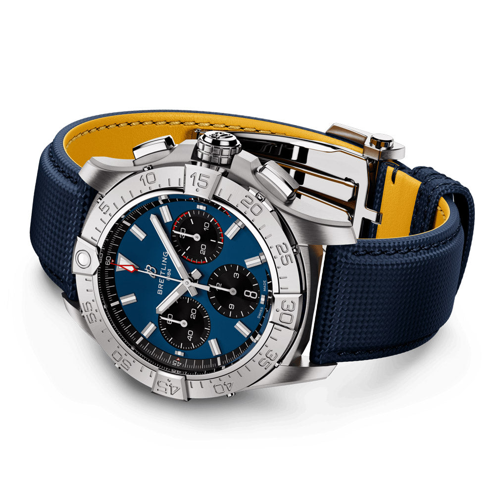 Breitling Avenger B01 Chronograph 42mm Blue Dial Automatic Gents Watch AB0146101C1X1