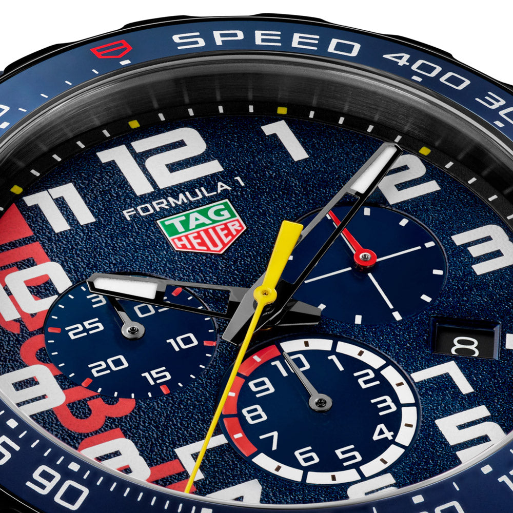 TAG Heuer Formula 1 X Oracle Red Bull Racing Limited Edition 43mm Blue Dial Quartz Chronograph Gents Watch CAZ101AZ.FT8090