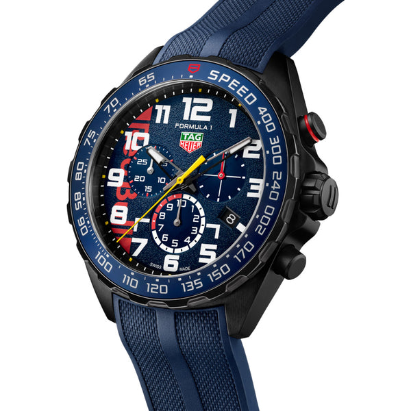 TAG Heuer Formula 1 X Oracle Red Bull Racing Limited Edition 43mm Blue Dial Quartz Chronograph Gents Watch CAZ101AZ.FT8090