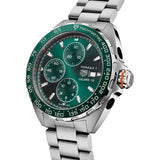 TAG Heuer Formula 1 Chronograph 44mm Green Dial Automatic Gents Watch CAZ201H.BA0876