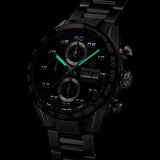 TAG Heuer Carrera 44mm Black Dial Automatic Chronograph Gents Watch CBN2A1AA.BA0643