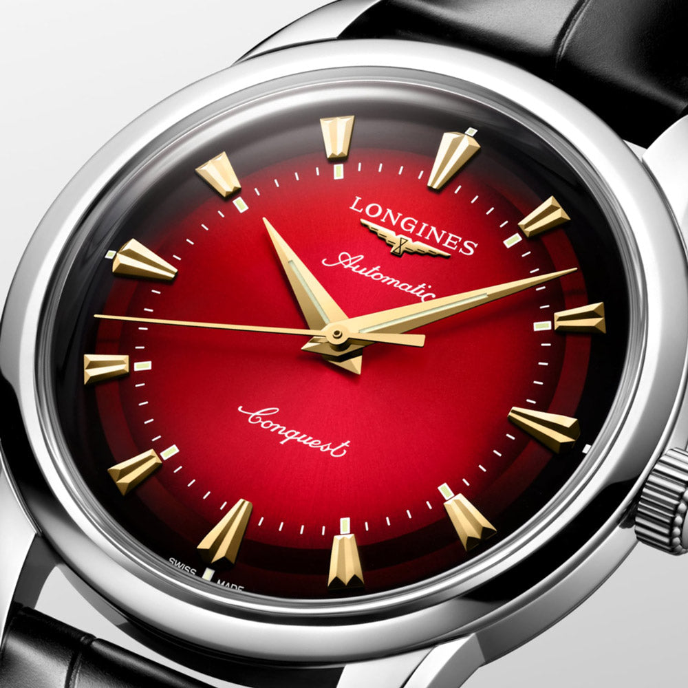 Longines Conquest Heritage Year of the Snake Edition 40mm Red Dial Automatic Watch L1.651.4.09.2