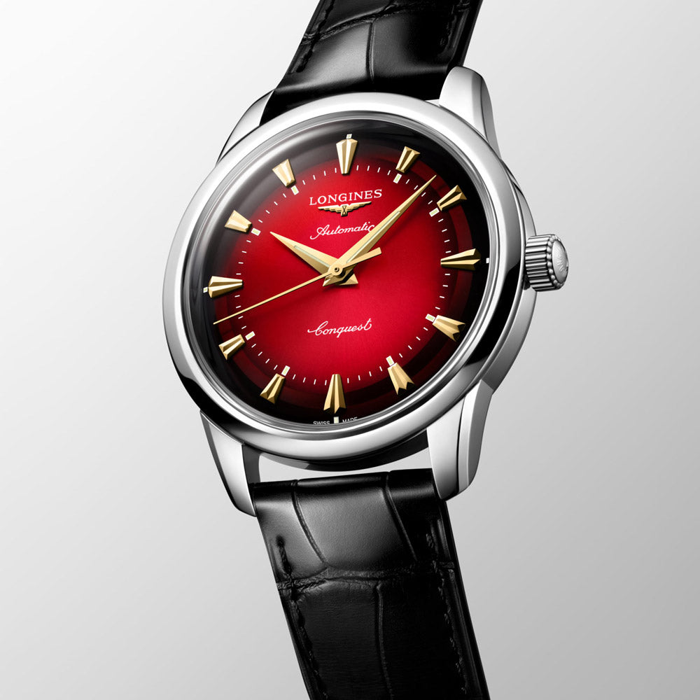 Longines Conquest Heritage Year of the Snake Edition 40mm Red Dial Automatic Watch L1.651.4.09.2