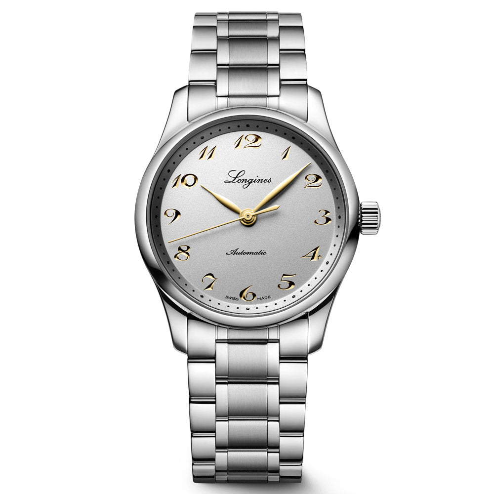 Longines Master Collection 34mm Silver Dial Automatic Ladies Watch L2.357.4.72.6