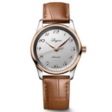 Longines Master Collection 34mm Silver Dial 18ct Pink Gold Capped Steel Automatic Ladies Watch L2.357.5.70.2