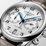 Longines Master Collection 40mm Silver Dial Automatic Chronograph Gents Watch L2.629.4.78.3