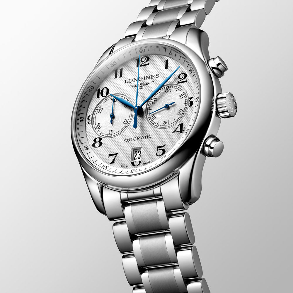 Longines Master Collection 40mm Silver Dial Automatic Chronograph Gents Watch L2.629.4.78.6