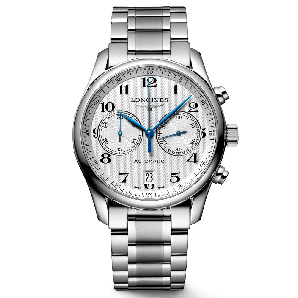 Longines Master Collection 40mm Silver Dial Automatic Chronograph Gents Watch L2.629.4.78.6