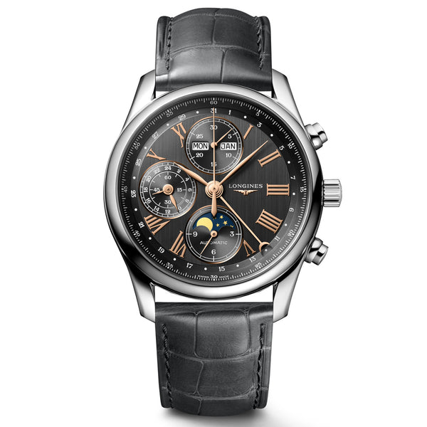 Longines Master Collection 40mm Anthracite Dial Moonphase Automatic Ch