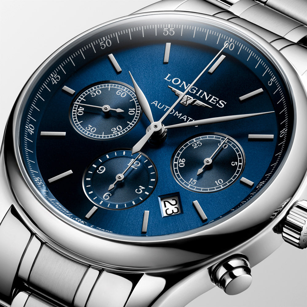 Longines Master Collection 42mm Blue Dial Automatic Chronograph Gents Watch L2.759.4.92.6