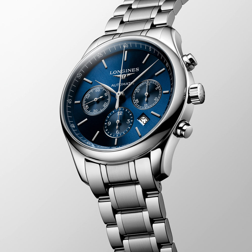 Longines Master Collection 42mm Blue Dial Automatic Chronograph Gents Watch L2.759.4.92.6