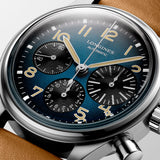 Longines Avigation BigEye 41mm Petroleum Dial Titanium Automatic Chronograph Gents Watch L2.816.1.93.2