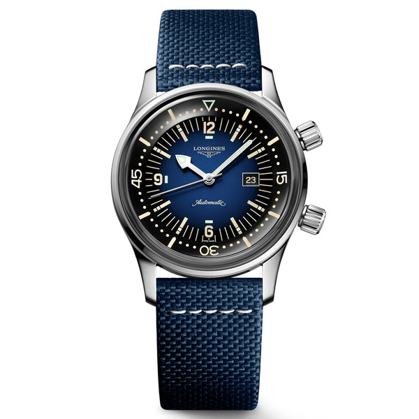 Longines Legend Diver 36mm Blue Dial Automatic Watch L3.374.4.90.2