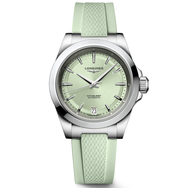 Longines Conquest 34mm Green Dial Automatic Ladies Watch L3.430.4.02.9