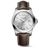 Longines Conquest 41mm Silver Dial Quartz Gents Watch L3.759.4.76.5